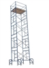 26' Non-Rolling Scaffold Tower w/Adjustable Jacks