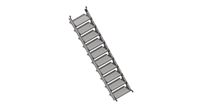 7' Universal Stair Stringer and Treads