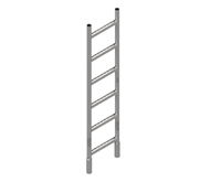 5' Steel Ladder 17"