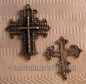 - Vintage and antique rosary components in sterling silver and bronze, for your rosary beads and faith jewelry. Create magnificent rosaries, your favorite chaplets, key chains, and Catholic gifts such as rosary necklaces, bracelets, and earrings.