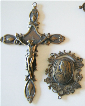  - Vintage and antique rosary components in sterling silver and bronze, for your rosary beads and faith jewelry. Create magnificent rosaries, your favorite chaplets, key chains, and Catholic gifts such as rosary necklaces, bracelets, and earrings.