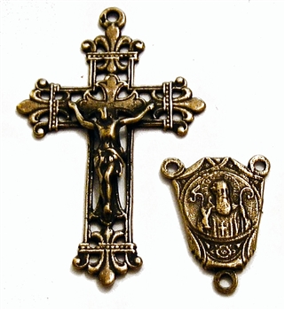 - Vintage and antique rosary components in sterling silver and bronze, for your rosary beads and faith jewelry. Create magnificent rosaries, your favorite chaplets, key chains, and Catholic gifts such as rosary necklaces, bracelets, and earrings.