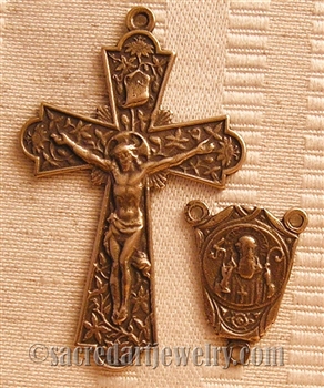 - Vintage and antique rosary components in sterling silver and bronze, for your rosary beads and faith jewelry. Create magnificent rosaries, your favorite chaplets, key chains, and Catholic gifts such as rosary necklaces, bracelets, and earrings.