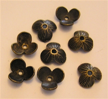 Three Petals Bead Cap 3/8"