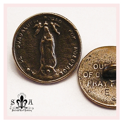 Our Lady of Guadalupe Button 1 1/2"