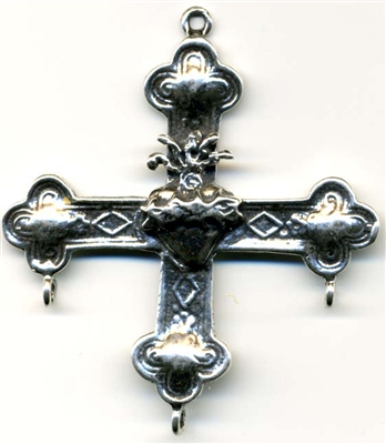 Yalalag Cross Mexico 2" - Catholic cross pendants and rosary crucifixes in authentic antique and vintage styles with amazing detail. Large collection of crucifixes, centerpieces, and heirloom medals made by hand in California, US.