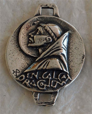 1338 LINK/BEAD St. Benedict Prayer by Fernand Py 3/4"