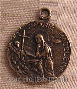 Mary Magdalene, Marie Medeleine Medal 7/8"