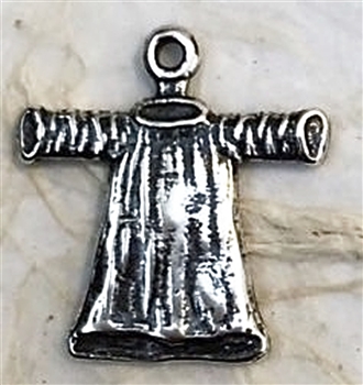 Holy Robe of the Rock Medal 7/8" - Catholic religious medals in authentic antique and vintage styles with amazing detail. Large collection of heirloom pieces made by hand in California, US. Available in true bronze and sterling silver.