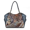 Tree Lane Large Shoulder Tote with side pockets