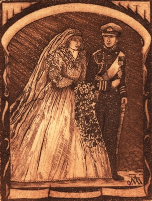 Royal Wedding Charles And Diana Giclee Print
