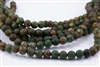 10mm Natural Agate Tibetan Style Dzi Round Beads - Aquas / Creams / Browns / Picasso Harlequin