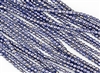 4mm Firepolish Czech Glass Beads - Ultramarine Blue Halo Ethereal