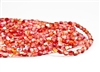 4mm Firepolish Czech Glass Beads - Orange and Lemon AB