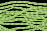 CzechMates 3x6mm Bricks Czech Glass Beads - Opaque Honeydew B47