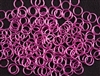 1oz Open Jump Rings Copper Core - 6mm 18G - HOT PINK