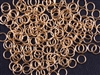 1oz Open Jump Rings Copper Core - 7mm 18G - GOLD COPPER