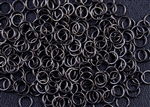 1oz Open Jump Rings Copper Core - 7mm 18G - HEMATITE