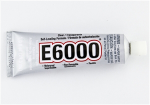 E6000 Glue 1oz Tube Waterproof Flexible Clear/Transparent