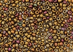 6/0 Czech Seed Beads - Etched Metallic Mix