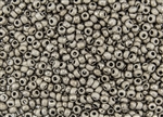 6/0 Czech Seed Beads - Etched Argentic Metallic