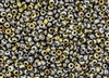 6/0 Czech Seed Beads - Etched Crystal Full Marea