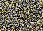 6/0 Czech Seed Beads - Etched Crystal Full Marea