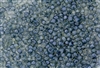 8/0 Czech Seed Beads - Etched Crystal Full Lagoon