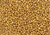 8/0 Czech Seed Beads - Etched Tuscan Gold Dark Travertine