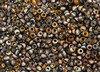 8/0 Czech Seed Beads - Etched Crystal Magic Copper