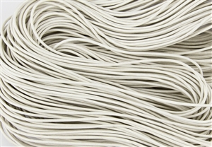 1.5mm Premium Greek Leather Cord - 5 Yards - White