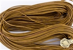 1.5mm Premium Greek Leather Cord - Sold by 1 Yard / 3 Feet - Rust