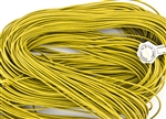 1.5mm Premium Greek Leather Cord - Sold by 1 Yard / 3 Feet - Yellow