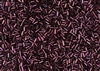 #1 Bugle 3mm Japanese Miyuki Glass Beads - Dark Raspberry Metallic #460