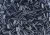 #2 Bugle 6mm Japanese Miyuki Glass Beads - Gunmetal Metallic #451