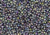 3.4mm Drop Miyuki Japanese Seed Beads - Crystal Magic Blue