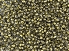 3.4mm Drop Miyuki Japanese Seed Beads - Crystal Amber/Gold
