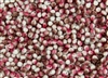 3.4mm Drop Miyuki Japanese Seed Beads - White Opaque Funky Wine