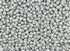 3.4mm Drop Miyuki Japanese Seed Beads - Silver Metallic Matte