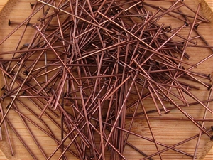 Headpins Head Pins 1.5" Antique Copper