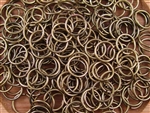 Open Jump Rings 10mm 18G - Antique Brass Finish