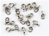 Lobster Claws Clasps 10mm - Nickel