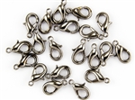 Lobster Claws Clasps 13mm - Gun Metal