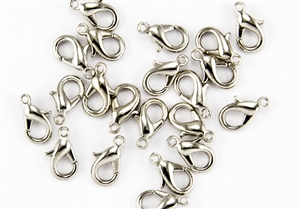 Lobster Claws Clasps 13mm - Nickel