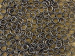 Split Ring Rings 5mm 24G - Gun Metal Grey Hematite Metallic