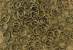 Split Ring Rings 7mm 22G - Antique Brass