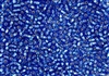 6/0 Miyuki Japanese Seed Beads - Capri Blue Silver Lined Square Hole #32