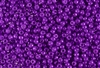 6/0 Miyuki Japanese Seed Beads - Dyed Opaque Mardi Gras Purple Luster #1379L