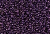 6/0 Miyuki Japanese Seed Beads - Dyed Opaque Dark Purple Luster #1474L