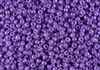 8/0 Miyuki Japanese Seed Beads - Dyed Opaque Wisteria Purple Luster #1377L